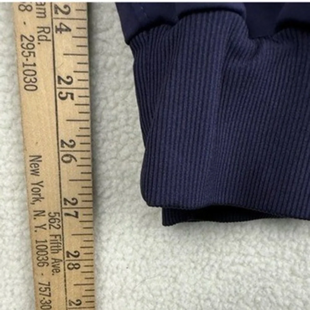 AJISAI Womens Navy Blue Jogger Pants Lightweight Activewear Stretch Size Medium
